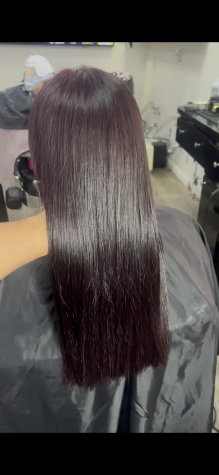 Burgundy plum gloss finish at F.R.G. No. 4